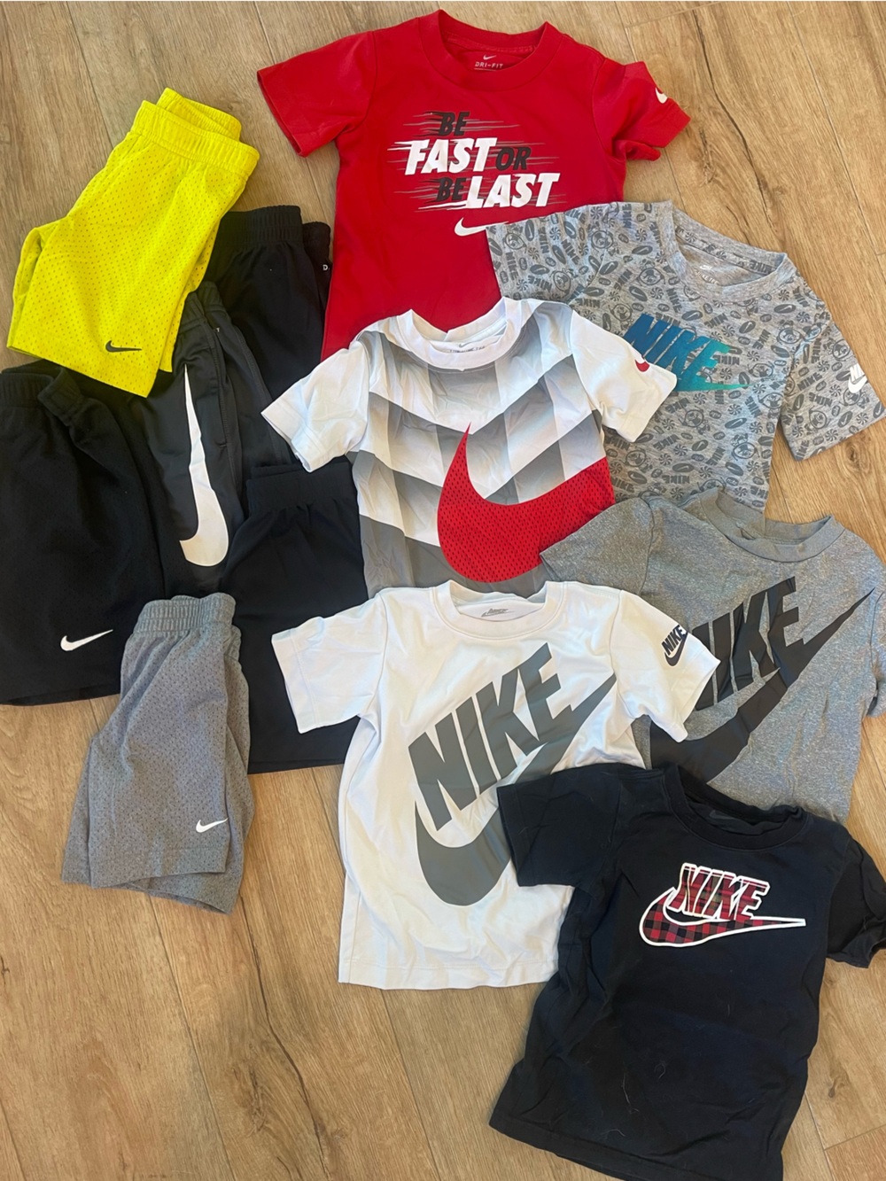 BUNDLE Kids Nike Shirts and Shorts